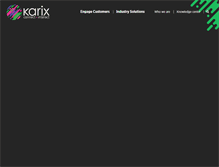 Tablet Screenshot of karix.com